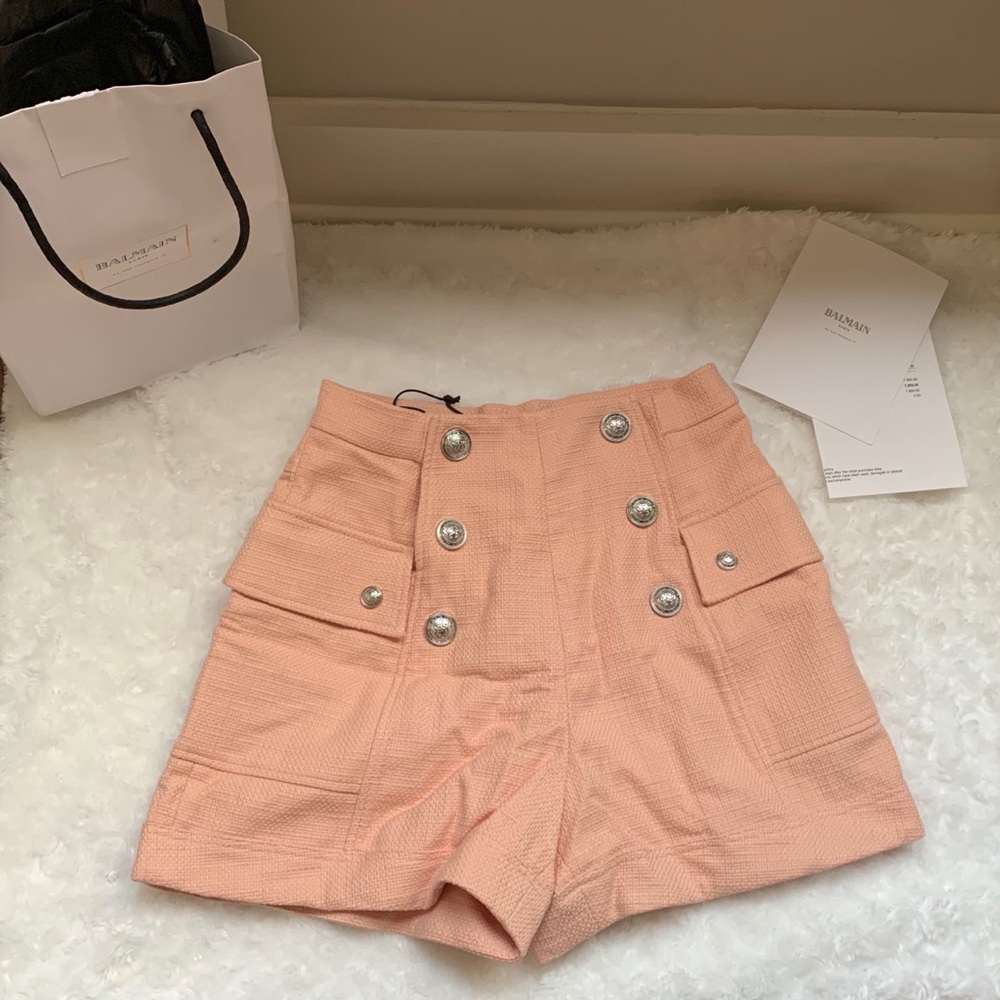 Balmain High Rise Shorts. Size 36 European - Picture 2 of 7